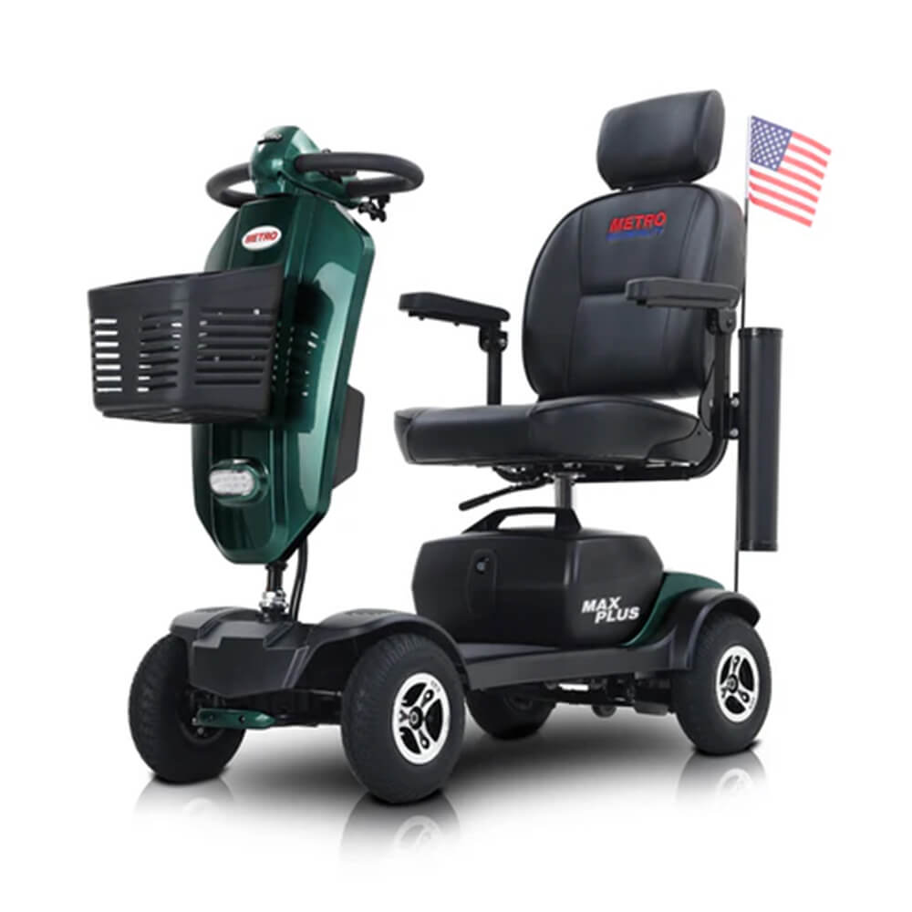 Metro Mobility Max Plus 24V/20AH Heavy Duty Electric Drive Mobility Scooter, 300LBS (SAK93164)