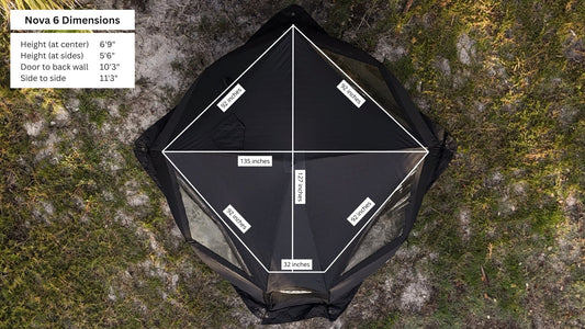 Nova 6 Sauna Tent Elite Experience Package (6-person)