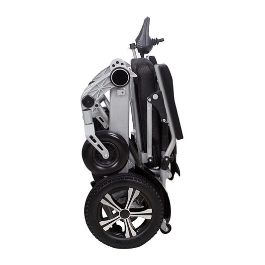 Acurest Premium Electric Aluminum Alloy Portable Folding Wheelchair, 500W (SAK37275)