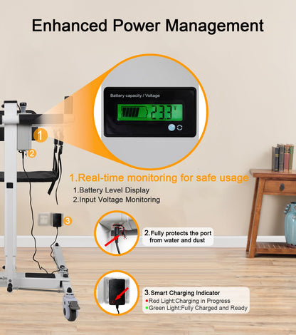 Electric Lift Transfer Patient to Car, Transport Device for Elderly Home Use, Disability Aid Product for Adults, Caregiver Supplies