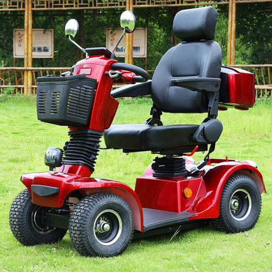 Zvg 4-Wheel Heavy-Duty 48V20AH Electric All-Terrain Mobility Scooter, 500W (SAK93647)