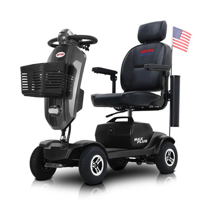 Metro Mobility Max Plus 24V/20AH Heavy Duty Electric Drive Mobility Scooter, 300LBS (SAK93164)