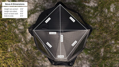 Nova 4 Sauna Tent Elite Experience Package (4-person)