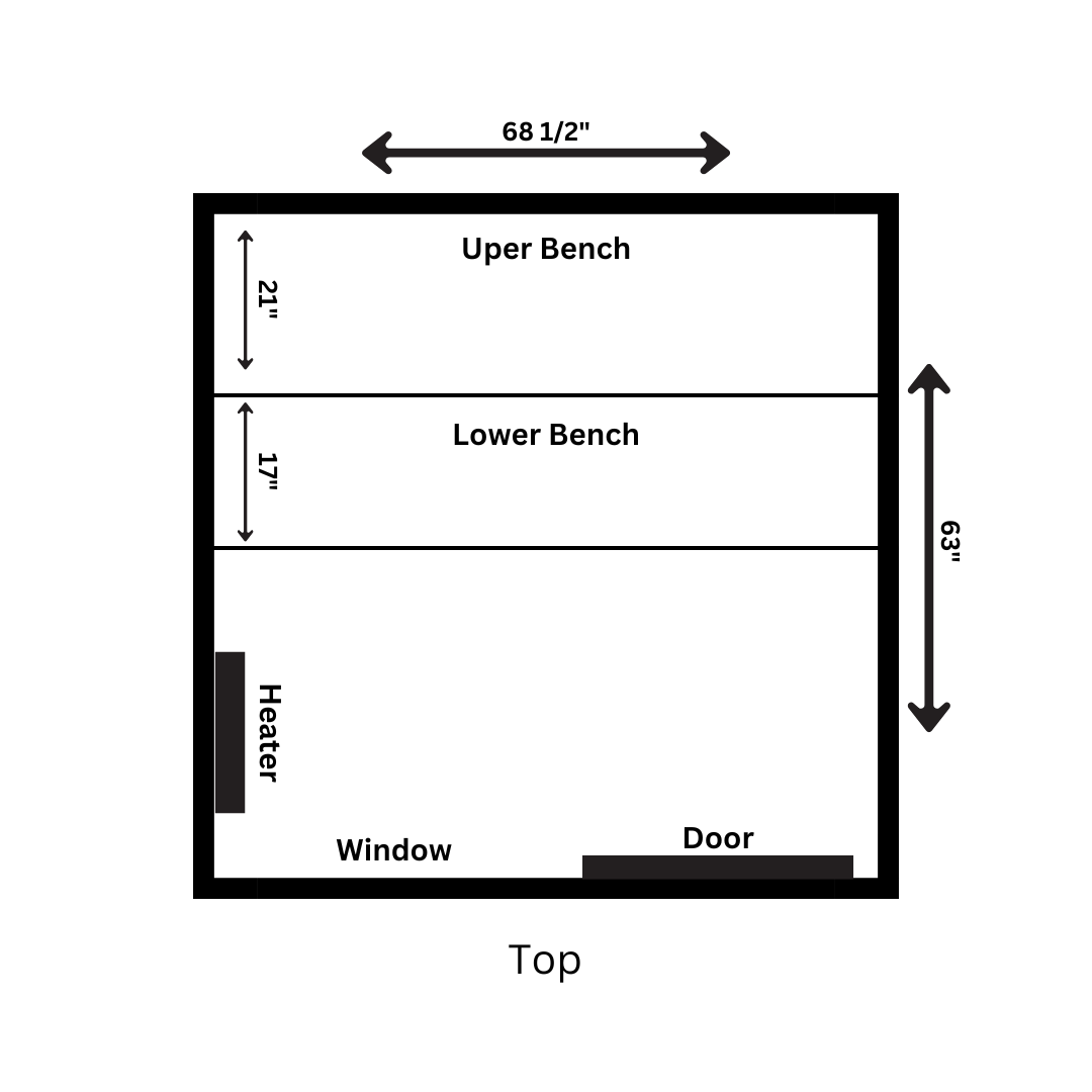 The Sweat Cabin (4 Person) - Blackout Edition