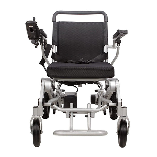Acurest Premium Electric Aluminum Alloy Portable Folding Wheelchair, 500W (SAK37275)