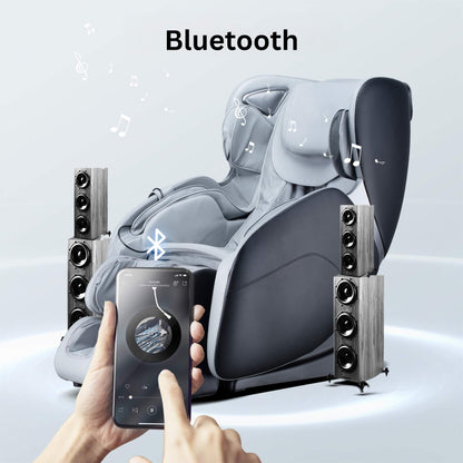 Bosscare Full Body 3D Zero Gravity Shiatsu Recline Massage Chair With Waist Heating (SAK37215)