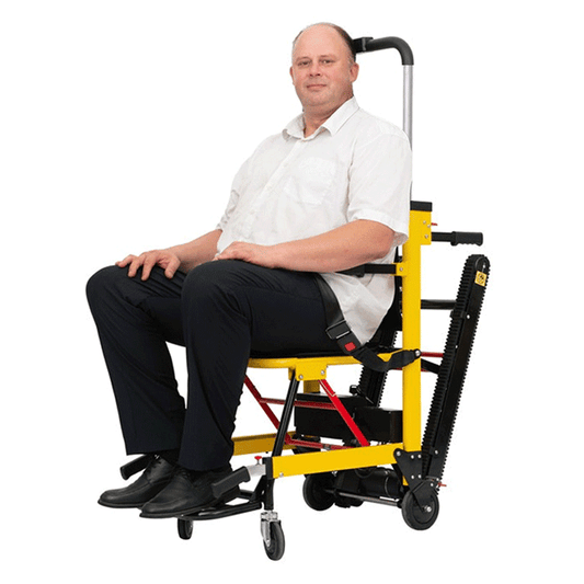 Motivo Heavy-Duty Electric Motorized Handicap Elderly EMS Home Stair Climbing Wheelchair Lift, 350LBS [FDA-Approved] (SAK54615)