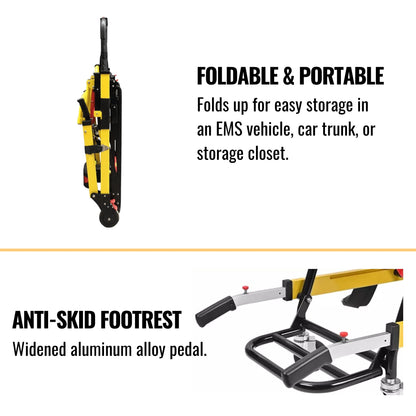 Motivo Heavy-Duty Electric Motorized Handicap Elderly EMS Home Stair Climbing Wheelchair Lift, 350LBS [FDA-Approved] (SAK54615)