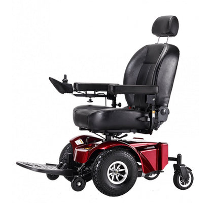 Freerider USA Apollo II 33/50AH Heavy Duty 2WD All Terrain Electric Powered Wheelchair, 470LBS (SAK95861)