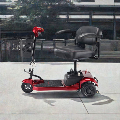 Freerider USA Ascot 3 Premium Electric Lightweight 3-Wheel Mobility Scooter, 325LBS (SAK96835)