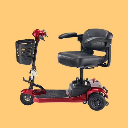 Freerider USA Ascot 3 Premium Electric Lightweight 3-Wheel Mobility Scooter, 325LBS (SAK96835)