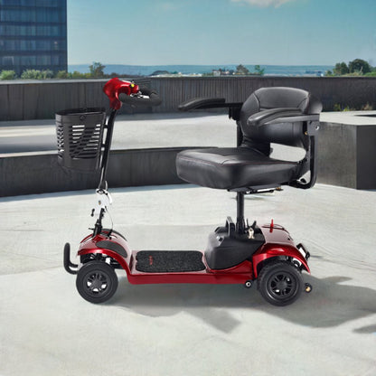Freerider USA Ascot 4 Advanced Electric Lightweight 4-Wheel Mobility Scooter, 325LBS (SAK96815)