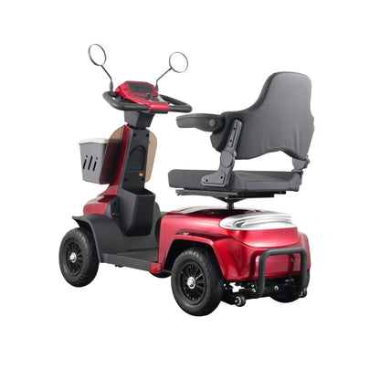 Heavy-Duty 4-Wheel Mobility Scooter With Dual-Brake System For Seniors & Adults (SAK97310)