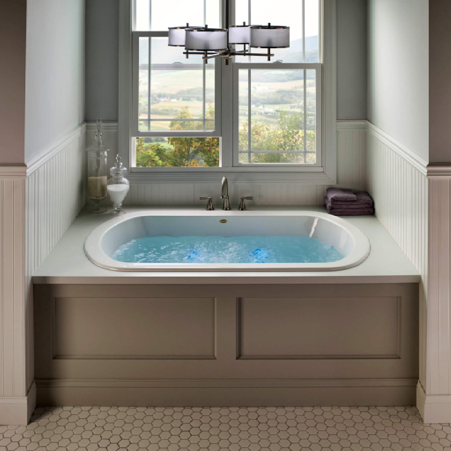 Jacuzzi Duetta 66" Premium Undermount Whirlpool Bathtub [JDUE6636WCR2H] (SAK36096)