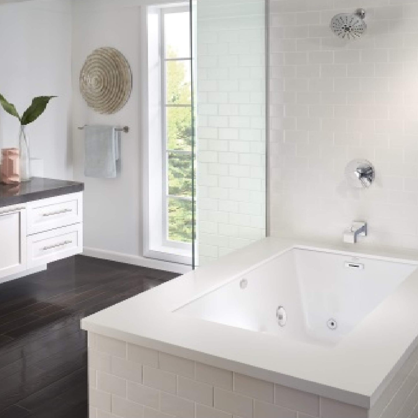 Jacuzzi Elara 72" Drop-In Whirlpool Bathtub With 10 AccuPro Jet [JELA7242WRL2HX] (SAK32651)