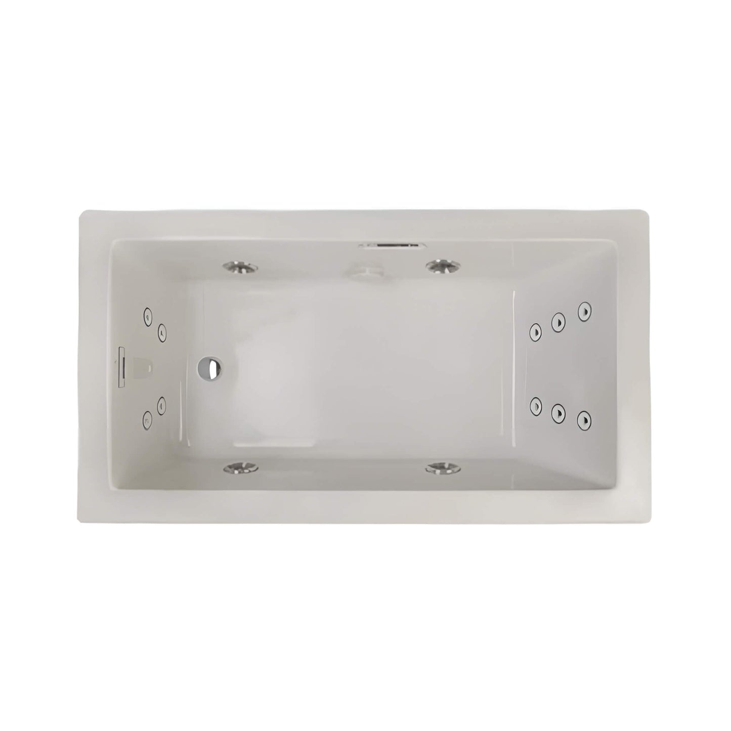 Jacuzzi Elara 72" Rectangle Whirlpool Bathtub With Left Drain [JELA7236WLR2HX] (SAK61507)