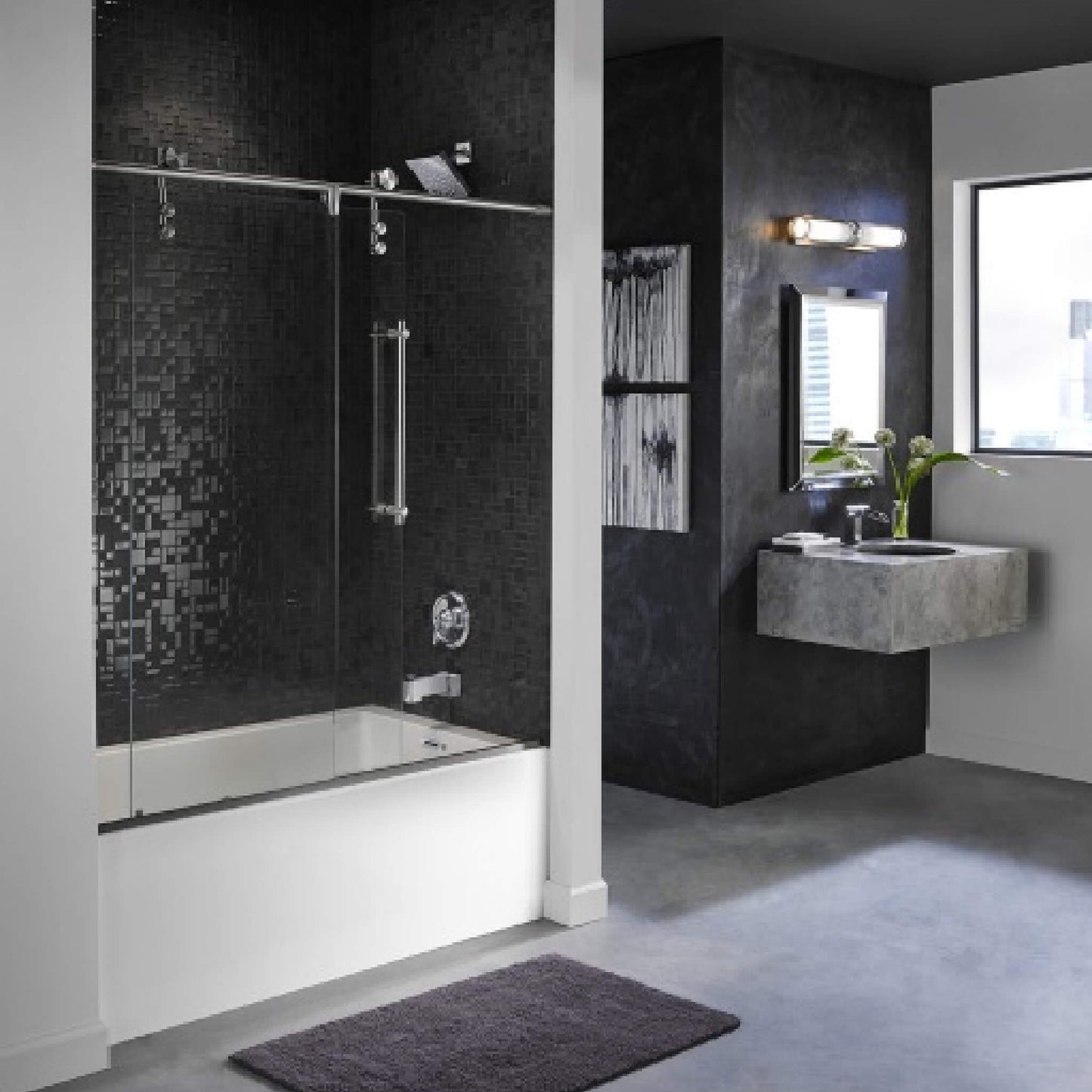 Jacuzzi Linea 60" 3-Wall Alcove Whirlpool Bathtub With 8 Jets [JLNS6030WRL2XXWW/WC] (SAK35610)