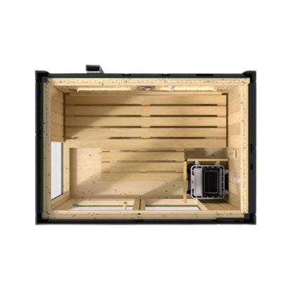 Kohler C1 Indoor Graphite Gray Freestanding Alcove Design Sauna Kit (SAK93182)