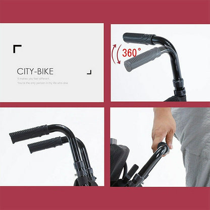 Mate Lightweight Foldable Electric Dual Motor Power Motorized Mobility Wheelchair, 250LBS (SAK79245)