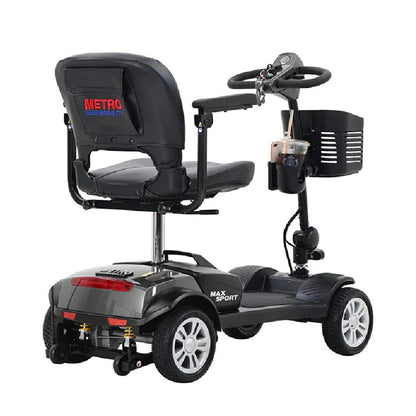 Metro Mobility Max Sport 24V/12AH Electric Drive Mobility Scooter, 300LBS (SAK91084)