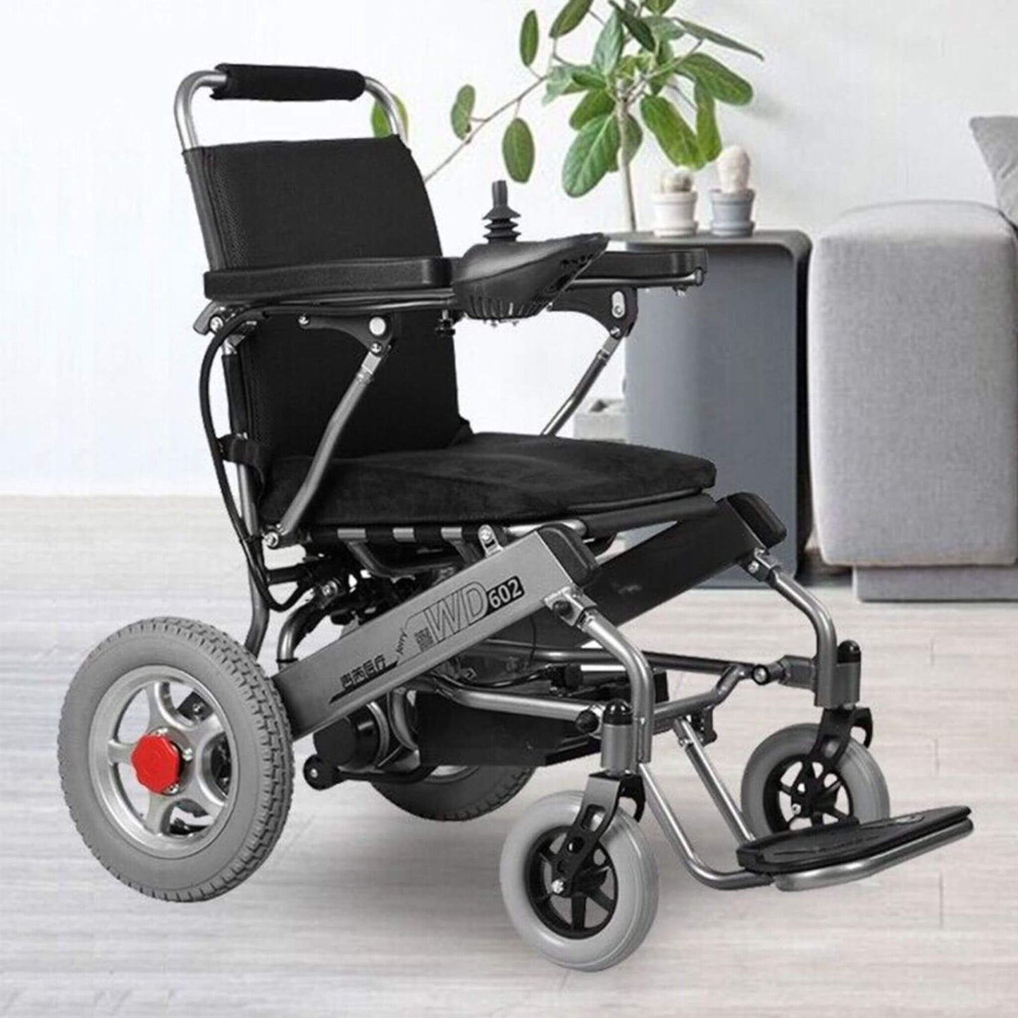 PCMOS WD602 17.5-Inch Heavy-Duty Electric Motorized Lightweight Wheelchair, 250LBS (SAK56491)
