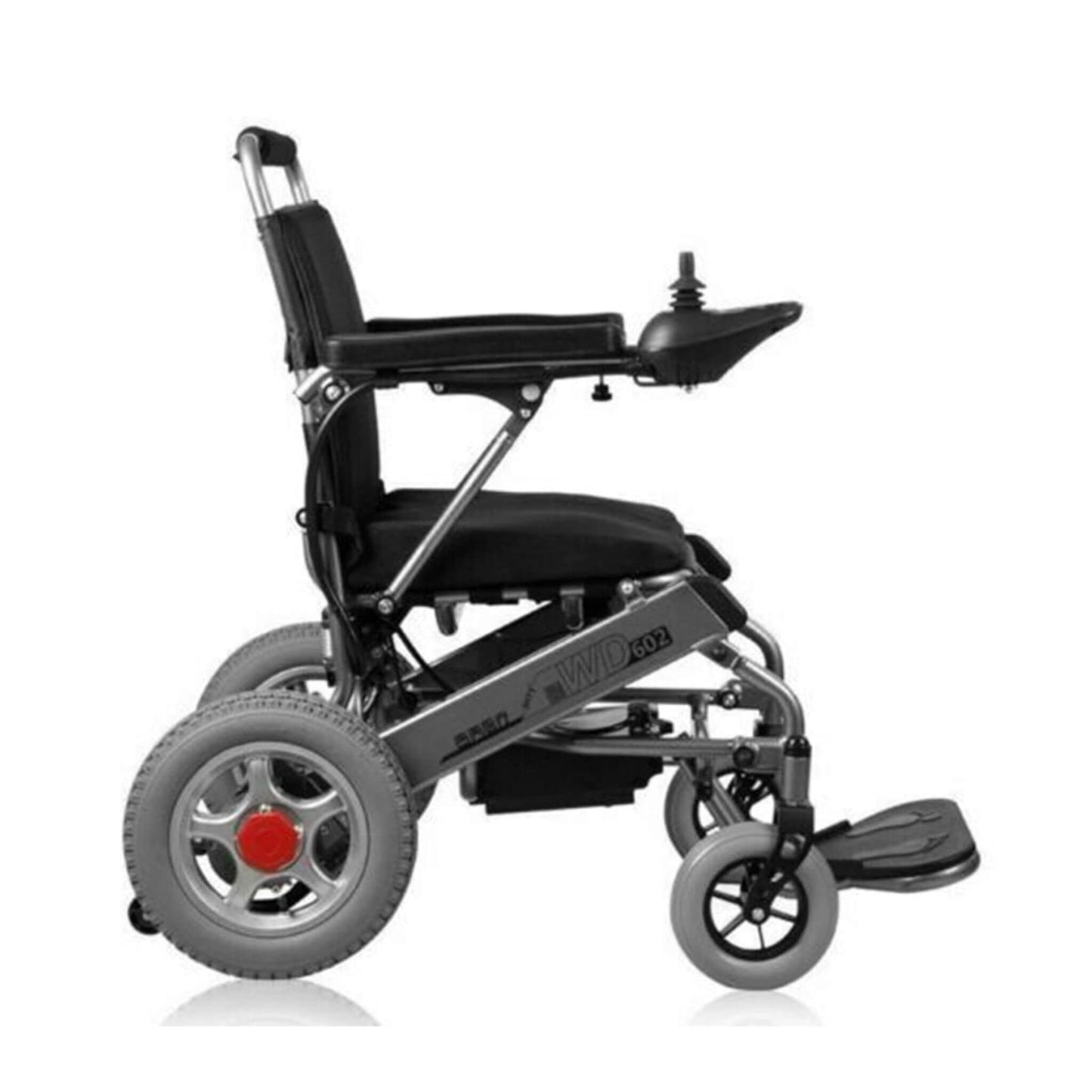 PCMOS WD602 17.5-Inch Heavy-Duty Electric Motorized Lightweight Wheelchair, 250LBS (SAK56491)