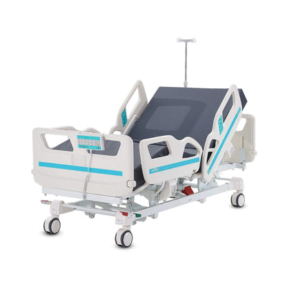 Premium 5-Function Electric Adjustable Medical Hospital Bed With Cardiac Position, 550LBS (SAK62312)