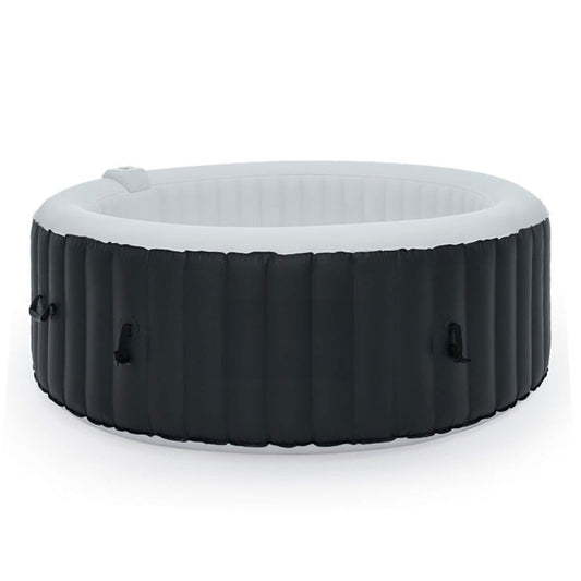 Premium Blow Up 6 Person Sauna Pool Hot Tub With 130 Jets, 7FT (SAK63510)