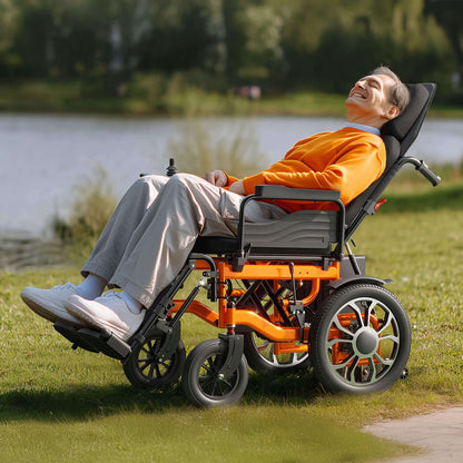 Motivo Premium Lightweight Electric Full Reclining Motorized Foldable Wheelchair (SAK91516)