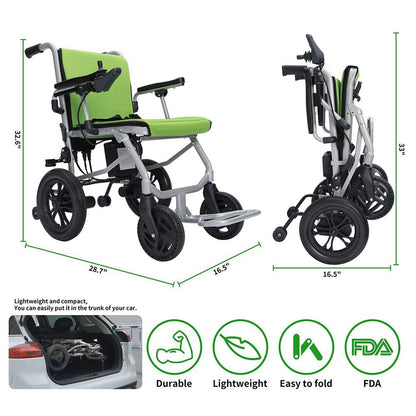 Pride D3-C 24V/10AH Electric Motorized Folding Wheelchair, 300W (SAK97523)