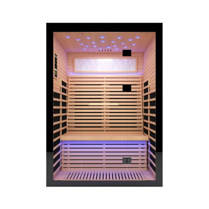 Thermora Luxury 2-Person Canadian Hemlock Wood Far Infrared Home Sauna (SAK56874)