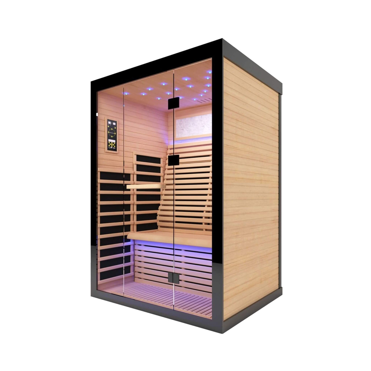 Thermora Luxury 2-Person Canadian Hemlock Wood Far Infrared Home Sauna (SAK56874)