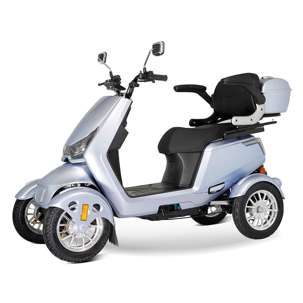 Zvg Heavy-Duty 1000W 60V20AH Four Wheel All-Terrain Travel Mobility Scooter, 440LBS (SAK97245)