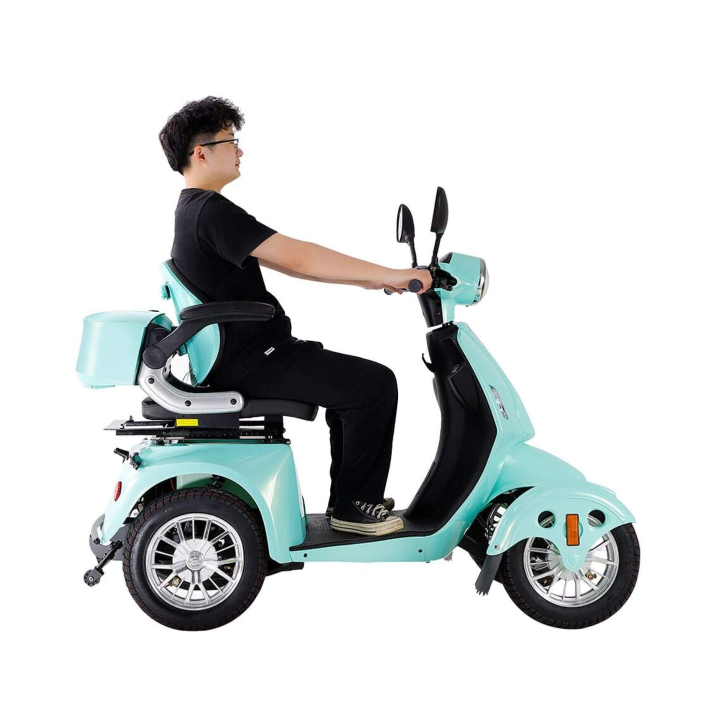 Zvg Heavy-Duty 800W 60V/20AH Four Wheel All-Terrain Travel Mobility Scooter For Adults And Seniors, 500LB (SAK97156)